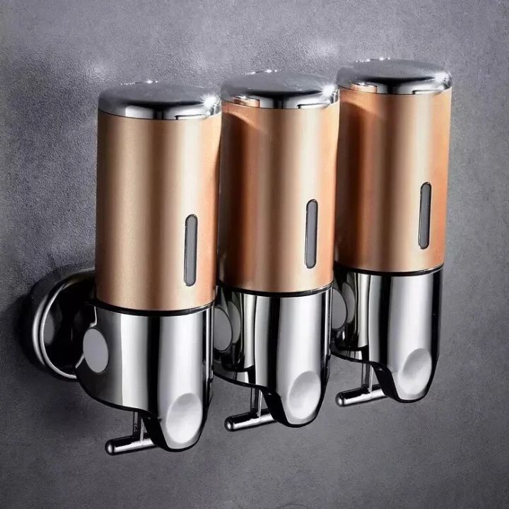 EliteDrip | Väggmonterad tvål- och schampodispenser - Elegant badrumstillbehör