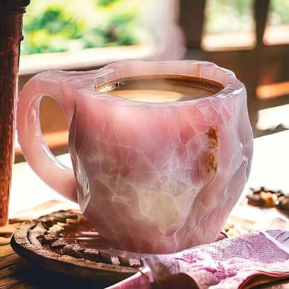 LuxeGlow Mineralkristallkaffemuggar – Raffinerad elegans i varje klunk
