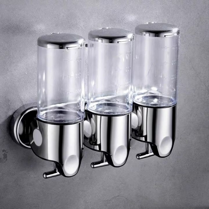 EliteDrip | Väggmonterad tvål- och schampodispenser - Elegant badrumstillbehör