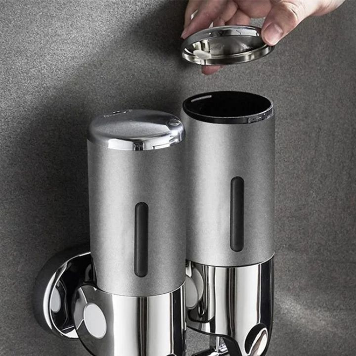 EliteDrip | Väggmonterad tvål- och schampodispenser - Elegant badrumstillbehör
