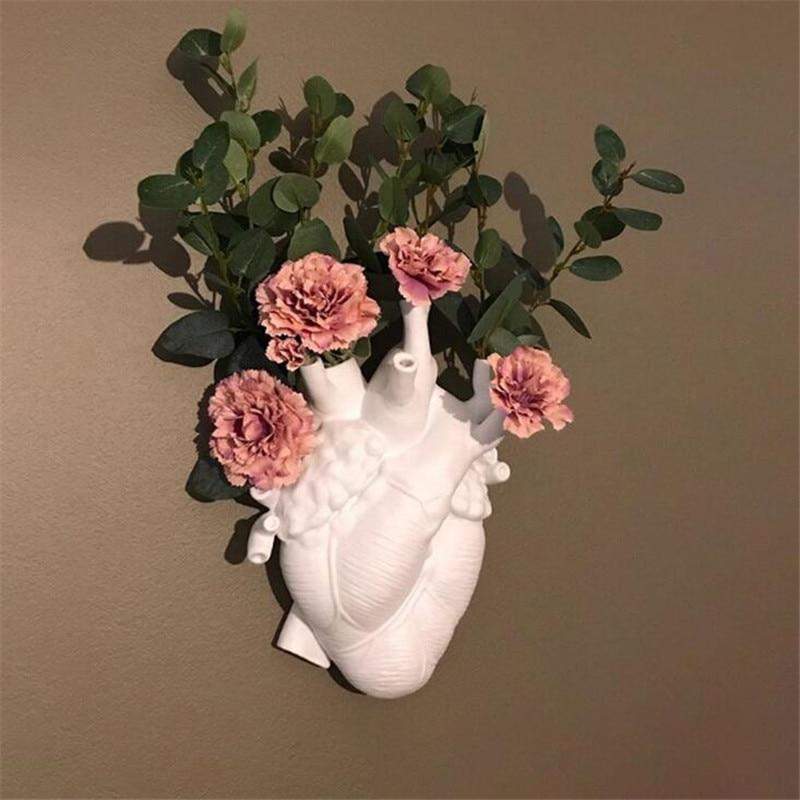 HeartBloom | Hjärtformad dekorativ blomvas - unik hjärtvas