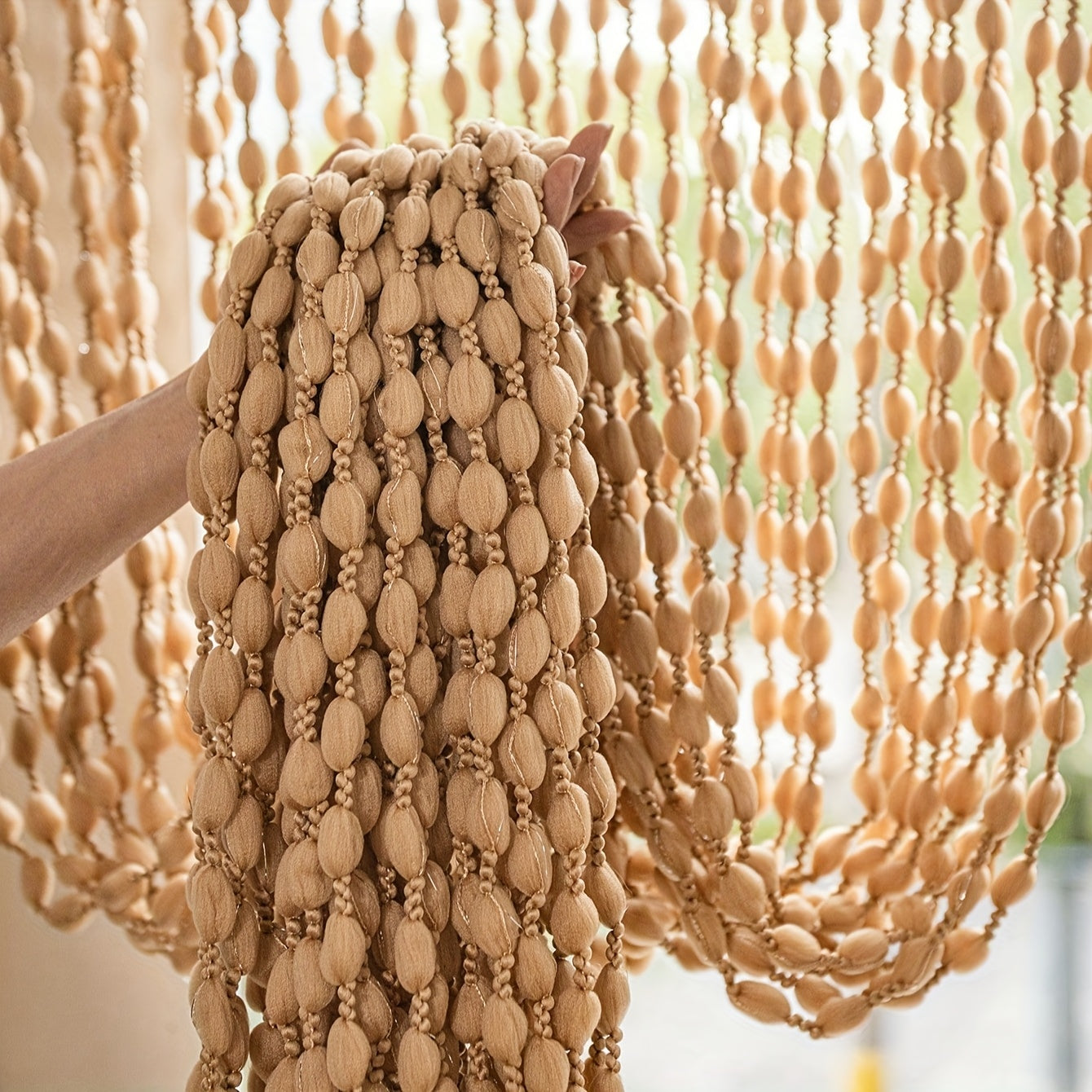 BohoBead | Bohemisk dörrgardin med pärlor - hängande rumsavdelare