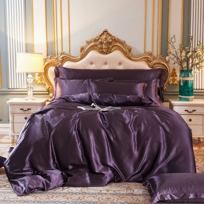 Opulent Dream Silk Bäddset – 4-delat täcke, örngott och lakan