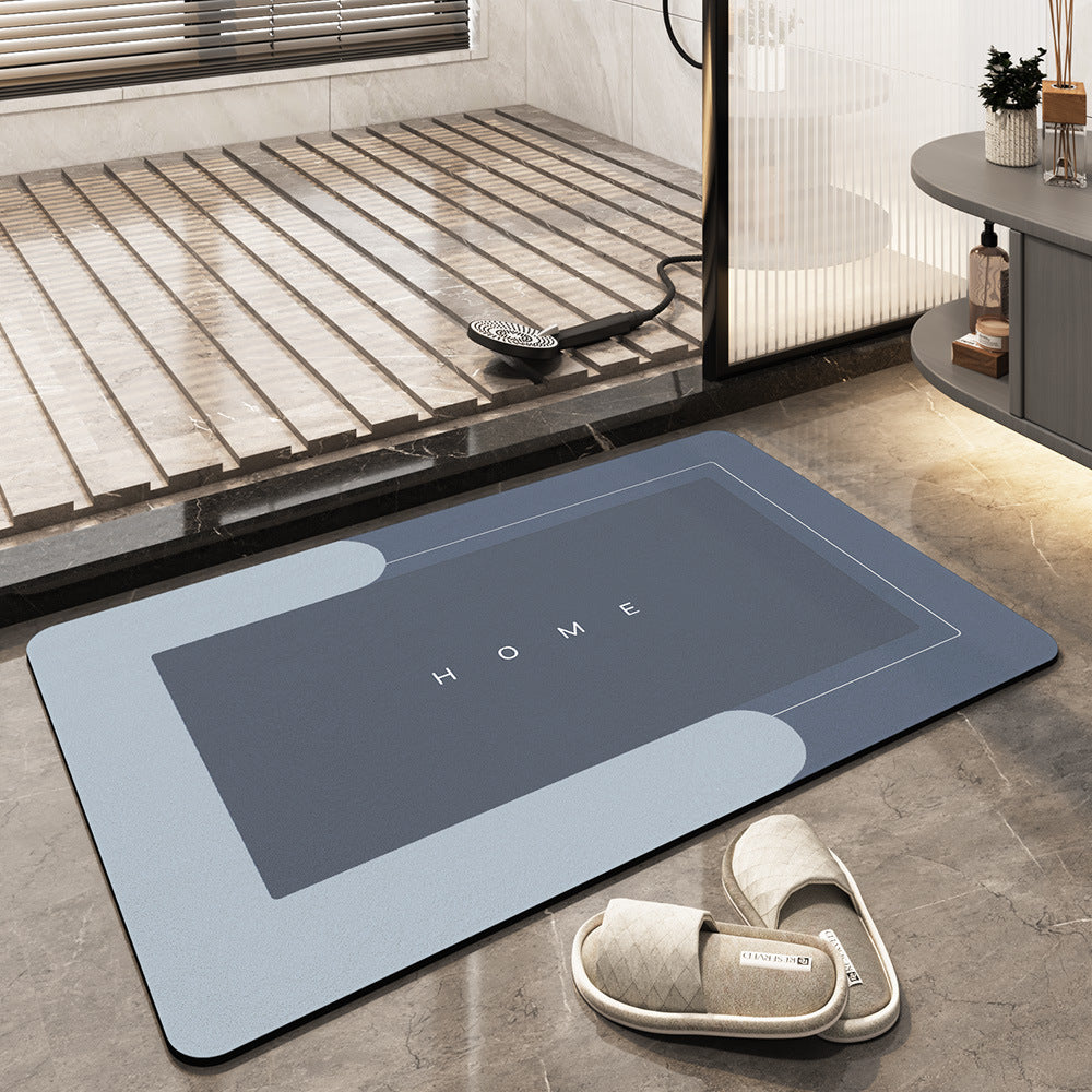 AquaTrap | Superabsorberande halkfri badrumsmatta - mjuk, snabbtorkande matta