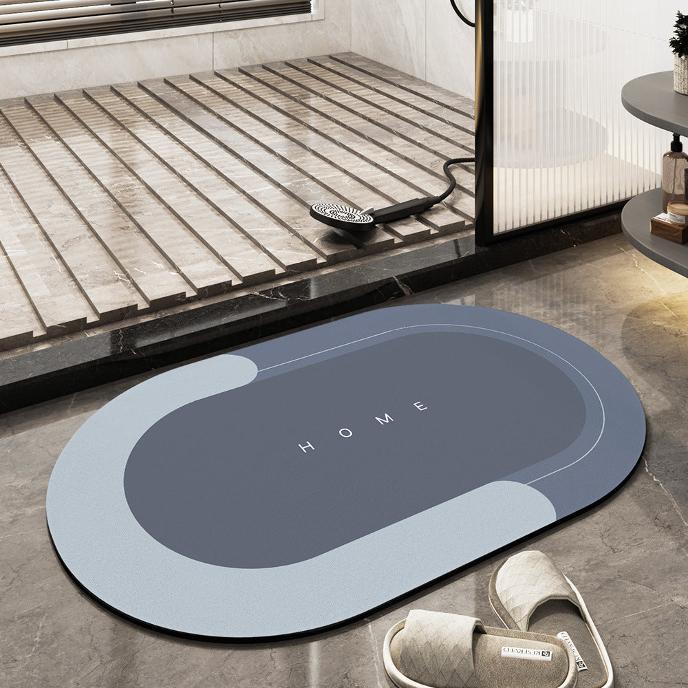 AquaTrap | Superabsorberande halkfri badrumsmatta - mjuk, snabbtorkande matta