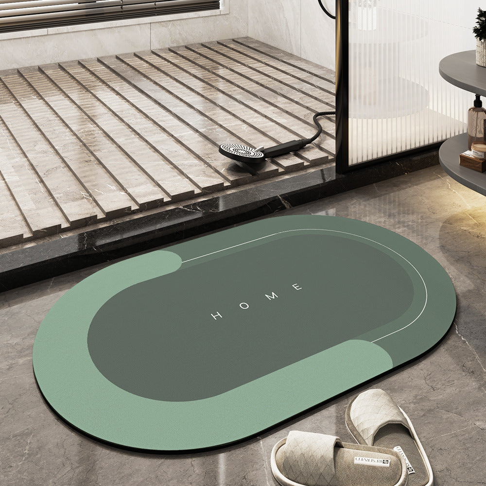 AquaTrap | Superabsorberande halkfri badrumsmatta - mjuk, snabbtorkande matta