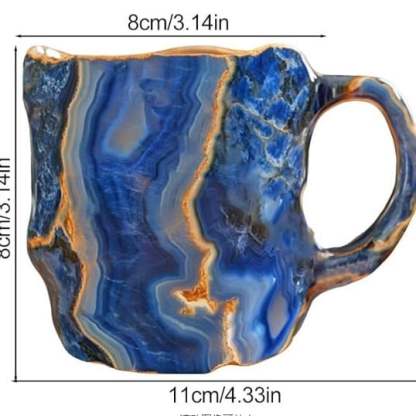 LuxeGlow Mineralkristallkaffemuggar – Raffinerad elegans i varje klunk