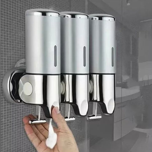 EliteDrip | Väggmonterad tvål- och schampodispenser - Elegant badrumstillbehör