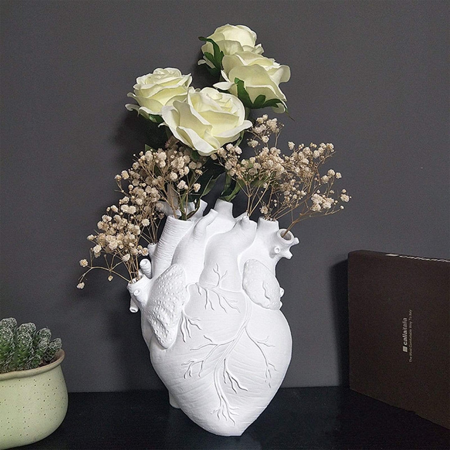 HeartBloom | Hjärtformad dekorativ blomvas - unik hjärtvas