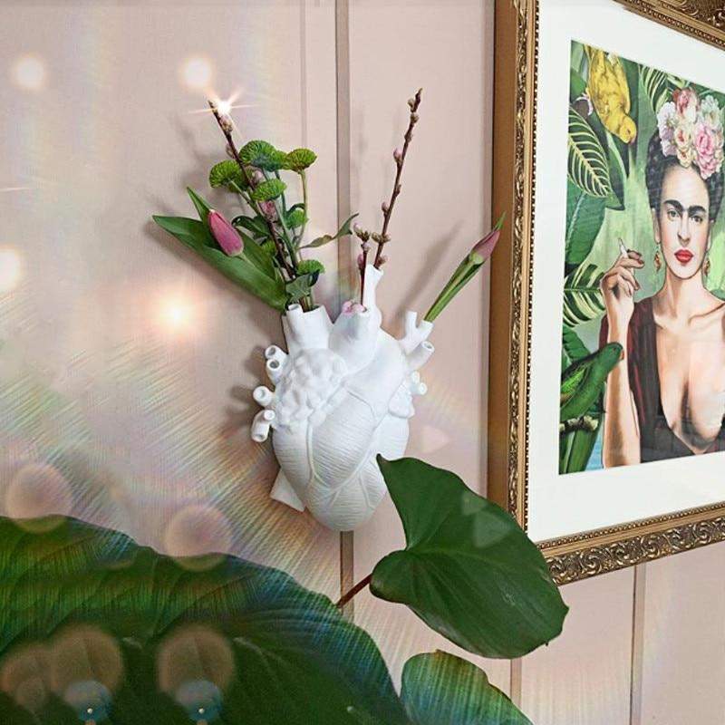 HeartBloom | Hjärtformad dekorativ blomvas - unik hjärtvas