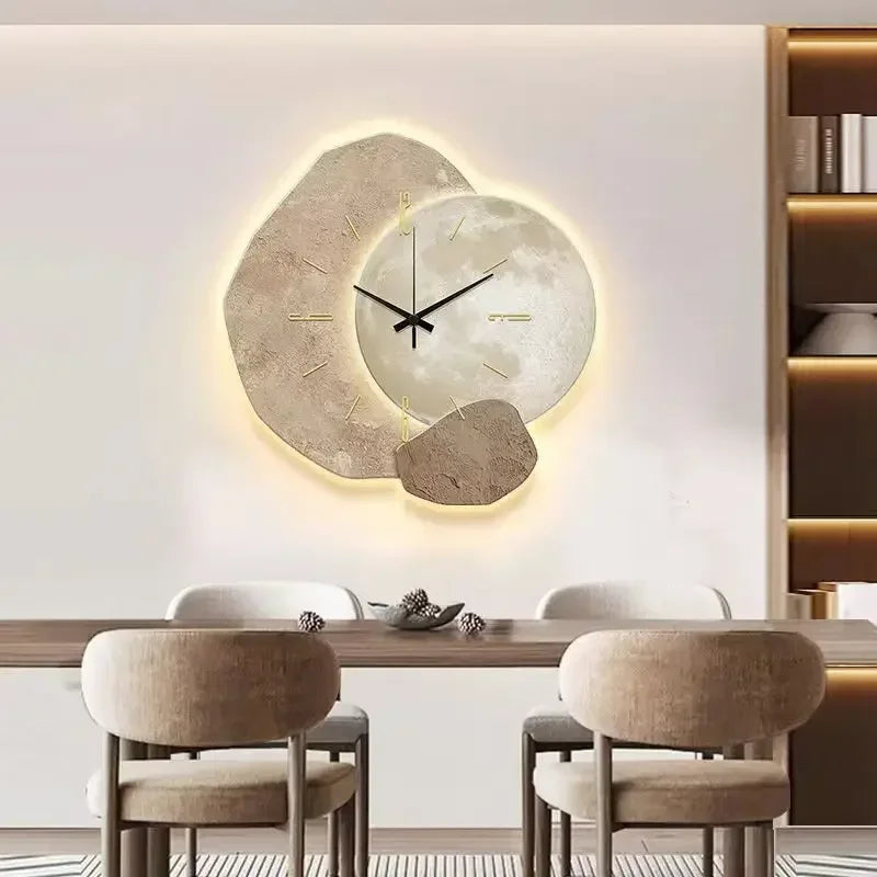 NovaClock | Kreativ lysande dekorativ väggklocka - modern design