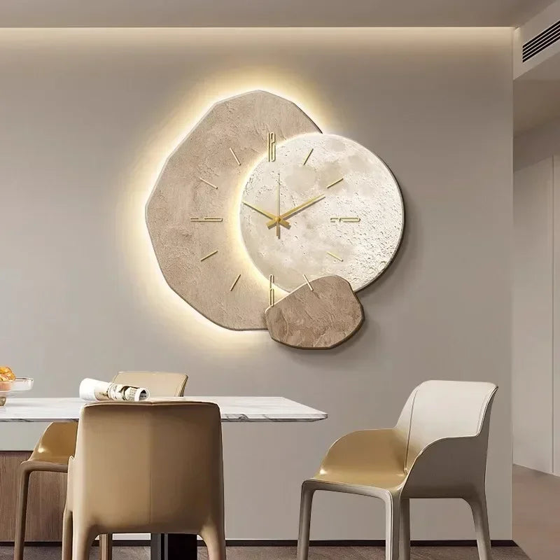 NovaClock | Kreativ lysande dekorativ väggklocka - modern design