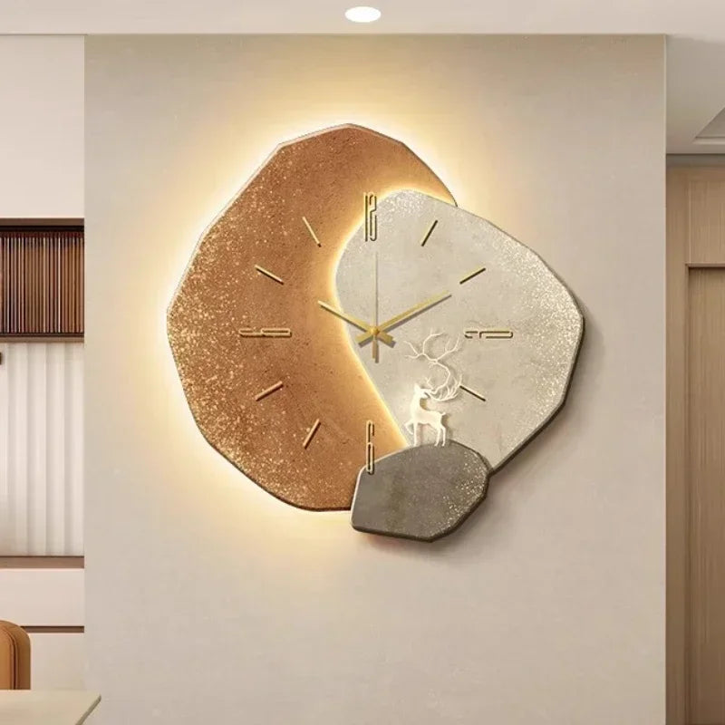 NovaClock | Kreativ lysande dekorativ väggklocka - modern design