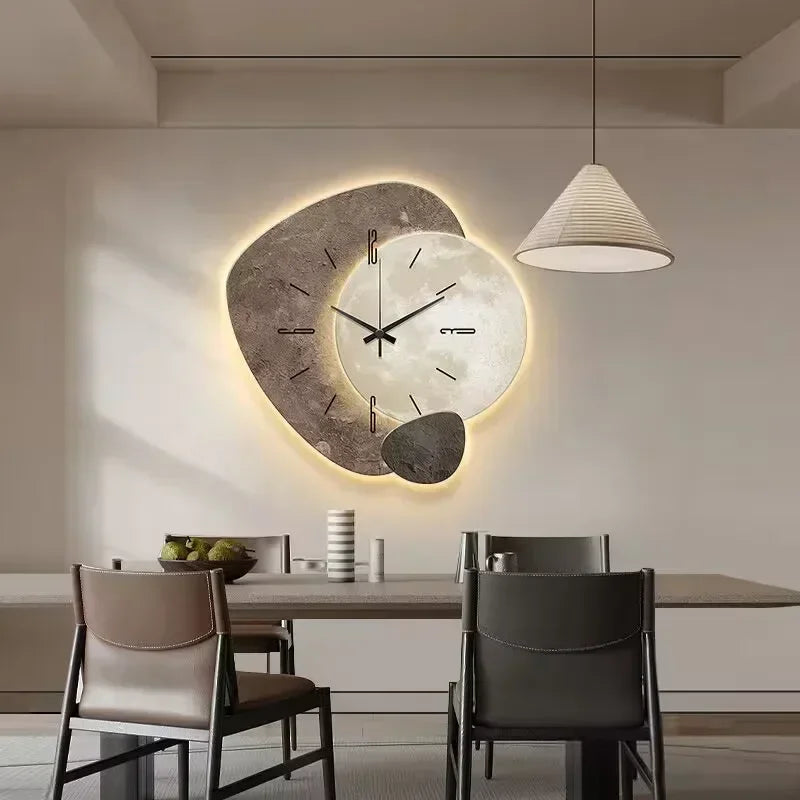 NovaClock | Kreativ lysande dekorativ väggklocka - modern design
