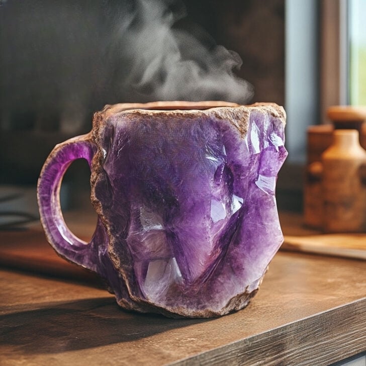 LuxeGlow Mineralkristallkaffemuggar – Raffinerad elegans i varje klunk