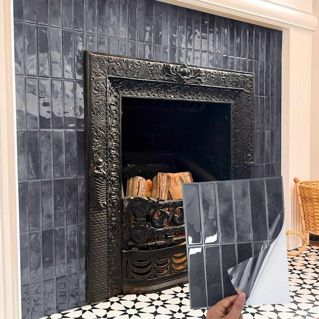 TileLuxe | 3D vattentäta väggplattor, självhäftande backsplash