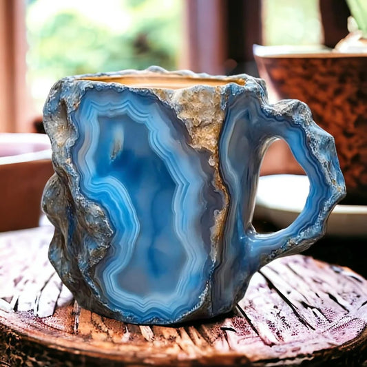 LuxeGlow Mineralkristallkaffemuggar – Raffinerad elegans i varje klunk