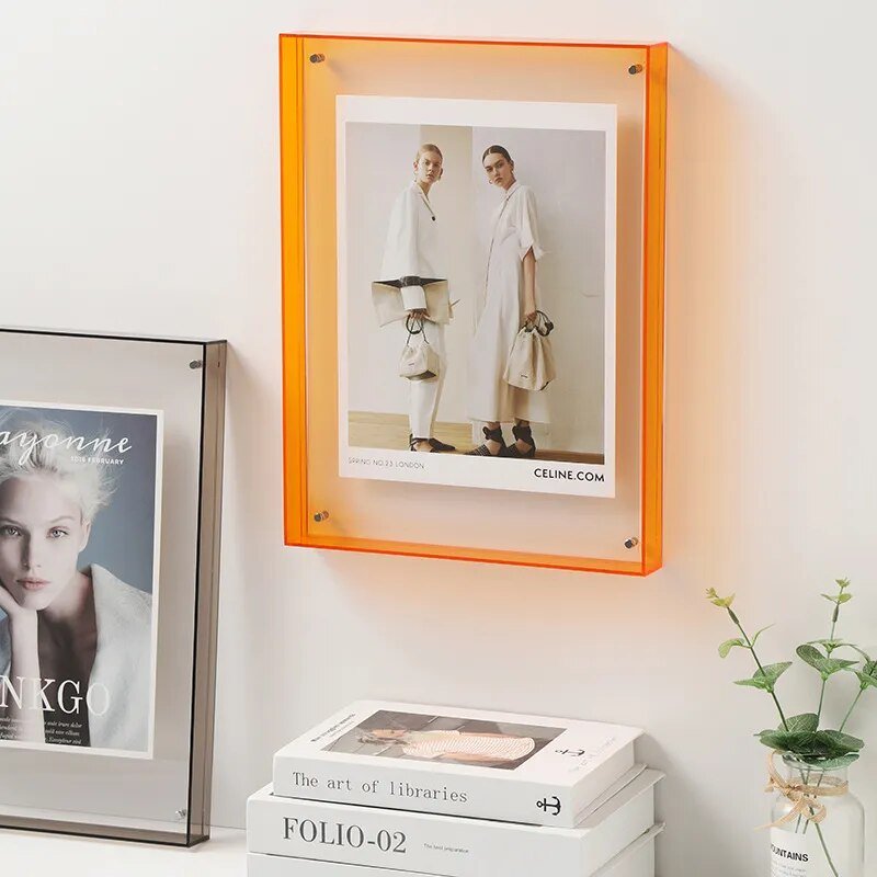 ChromaFrame | Vibrerande dekorativ fotoram - Modern färgglad ram för väggvisning