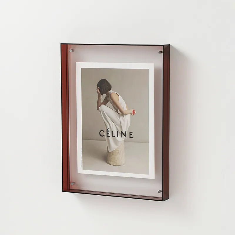 ChromaFrame | Vibrerande dekorativ fotoram - Modern färgglad ram för väggvisning