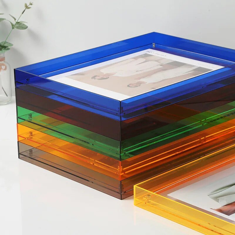 ChromaFrame | Vibrerande dekorativ fotoram - Modern färgglad ram för väggvisning