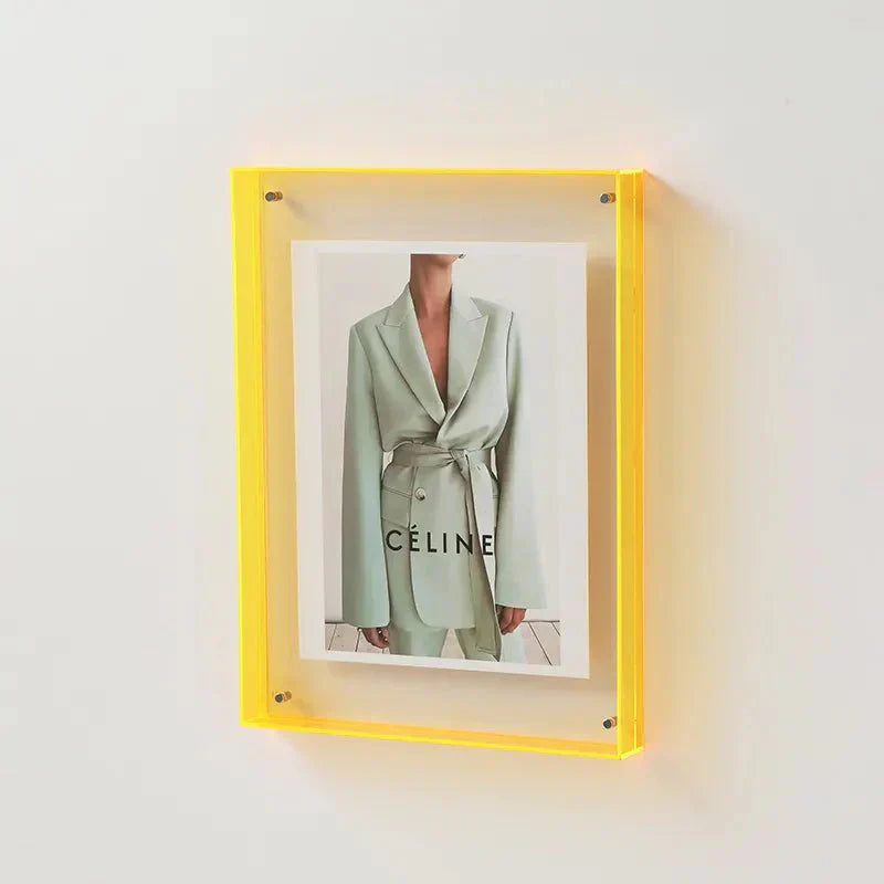 ChromaFrame | Vibrerande dekorativ fotoram - Modern färgglad ram för väggvisning