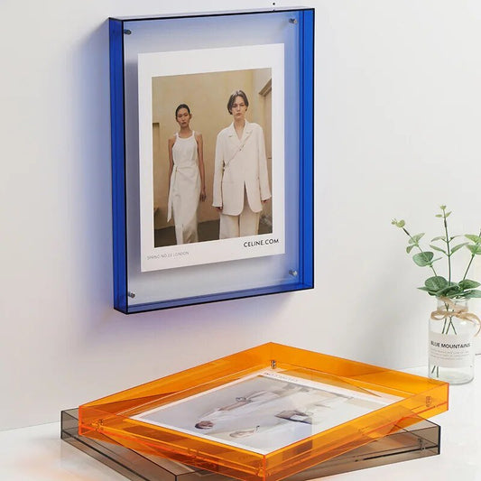 ChromaFrame | Vibrerande dekorativ fotoram - Modern färgglad ram för väggvisning