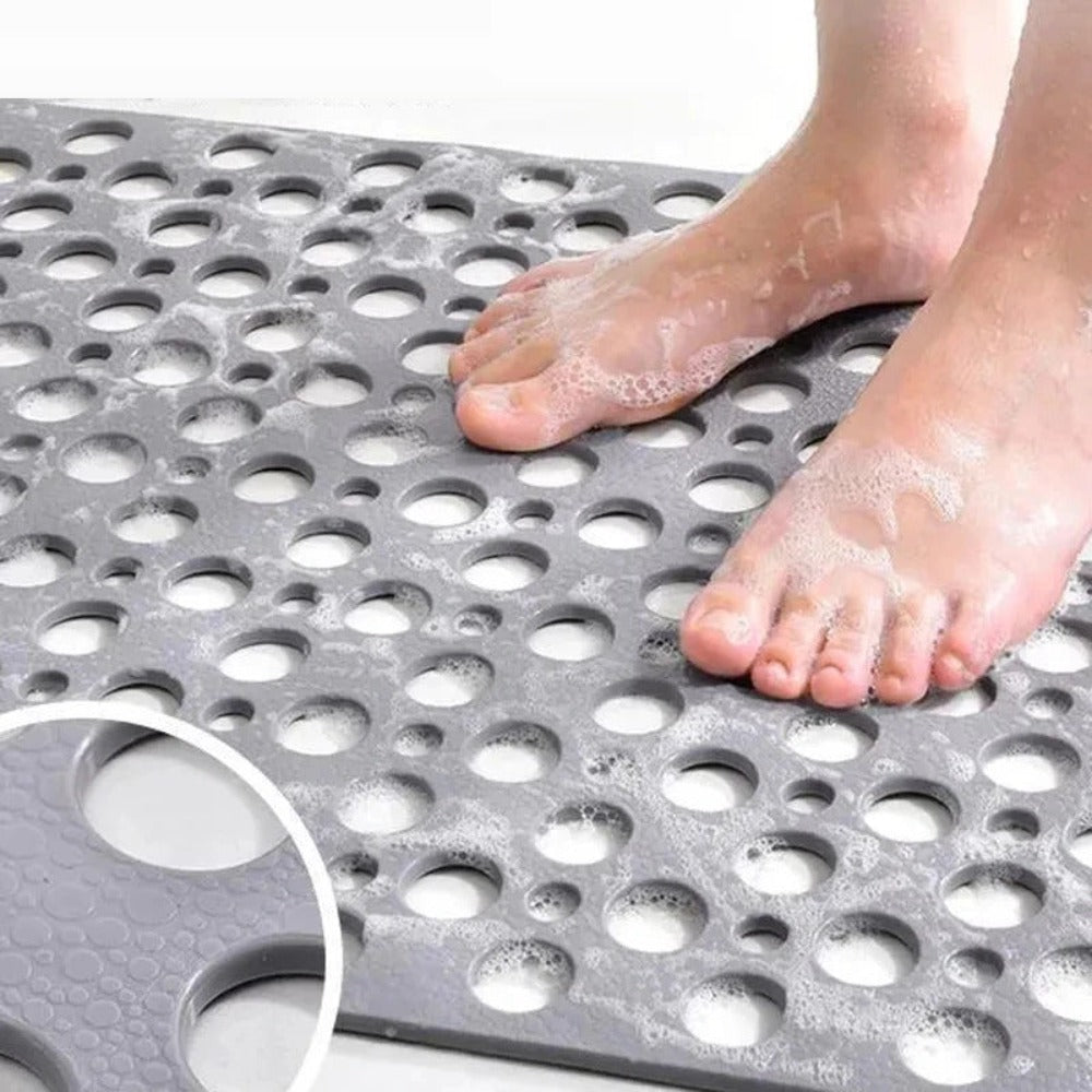 SafeStep | Halkfri duschmatta - hygienisk golvmatta för badrum för säkerhet och komfort