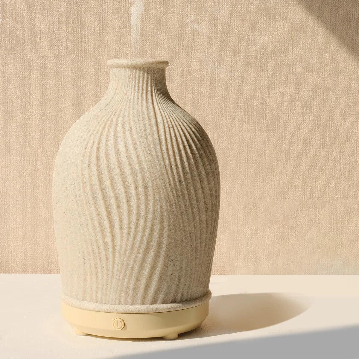 BreezeVase | Vasformad ultraljudsdiffusor och luftfuktare för eteriska oljor - Boho-stil