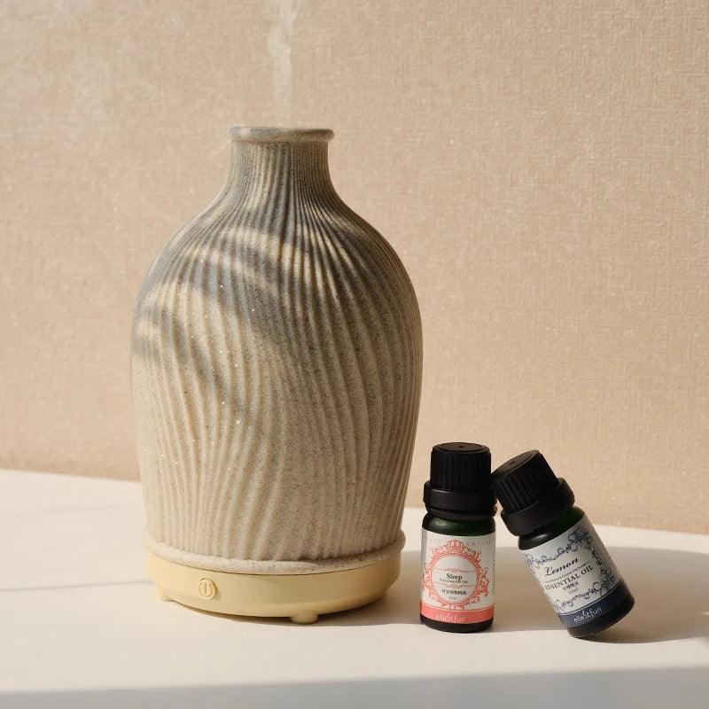 BreezeVase | Vasformad ultraljudsdiffusor och luftfuktare för eteriska oljor - Boho-stil